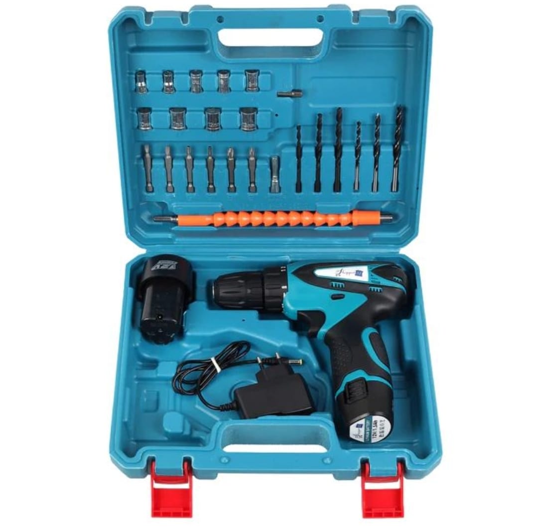Furadeira Parafusadeira à Bateria de Lítio 12V