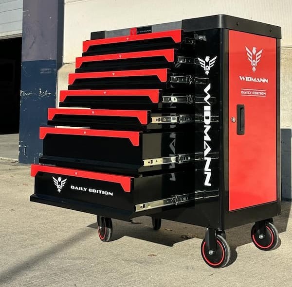 Carrinho de Ferramentas com 6 Gavetas, 4 com Ferramentas