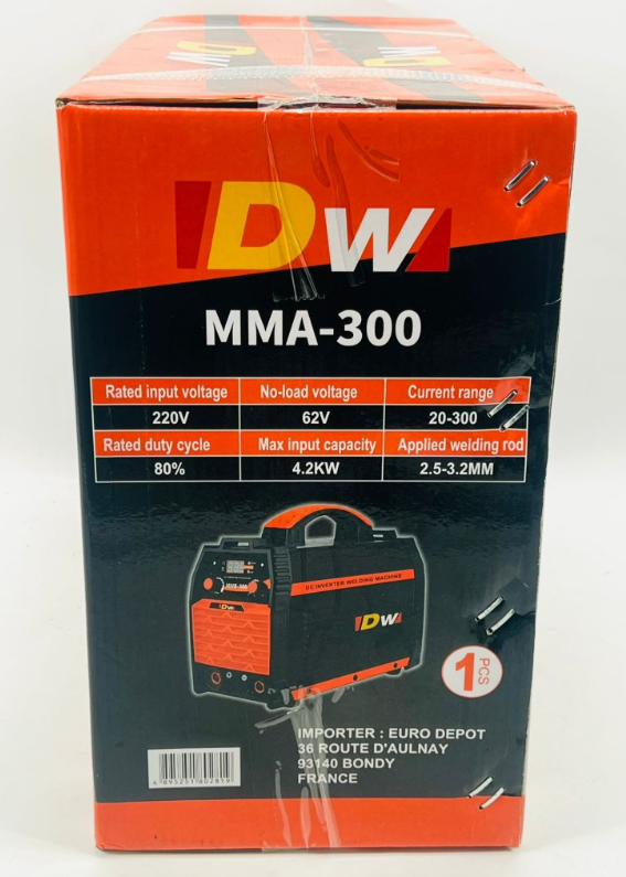 Aparelho de Soldar 300A Inverter DW-300MMA Profissional